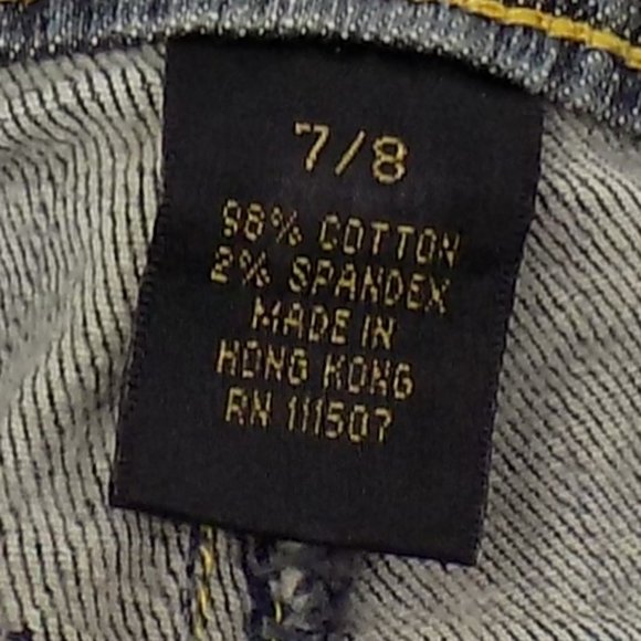 Roca Wear Flare Leg Denim Jeans Size 7/8 - Picture 10 of 10